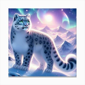 Snow Leopard 6 Canvas Print