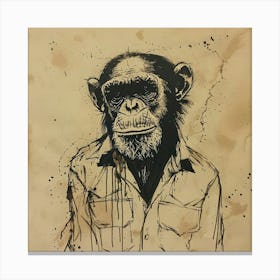 Chimp Canvas Print