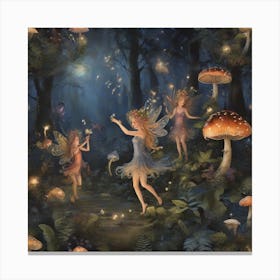 Fairies dancing 5 Canvas Print