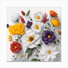 Lucky Flowers myluckycharm Canvas Print