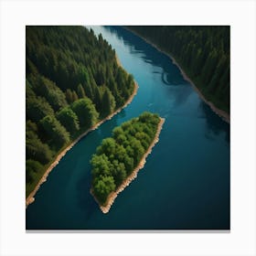 Default Create Unique Design Of Rivers 2 Canvas Print