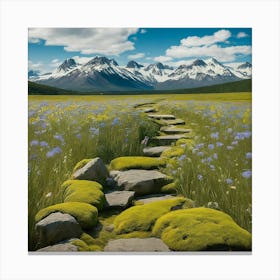 Path To The Mountains Canvas Print