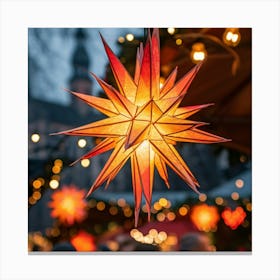 Christmas Star Canvas Print