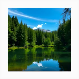 Lake - Lake Stock Videos & Royalty-Free Footage 1 Canvas Print