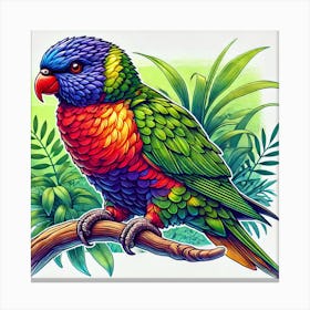 Lorikeet Canvas Print