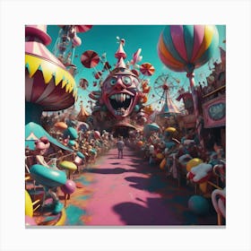 Surrealism Carnival 1 Canvas Print