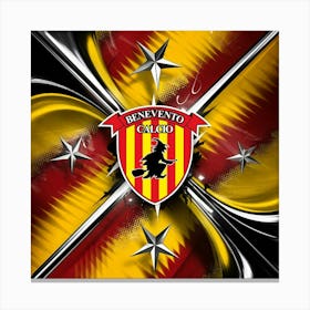 Benevento Calcio Logo Wall Art 18 Canvas Print