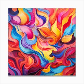 Abstract Abstract Painting 3 Canvas Print