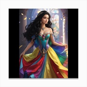 The Charming Beautiful Crystalya Canvas Print