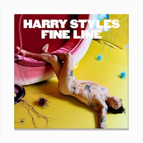 Harry Styles Fine Line Canvas Print