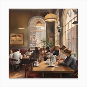 Cafe London Canvas Print