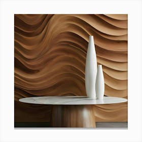 Wavy Wall 9 Canvas Print