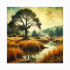 Landscape Painting 4 Canvas Print