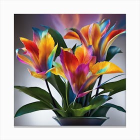 Colorful Tulips Canvas Print