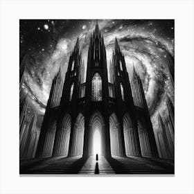 Cathedral In The Sky Canvas Print