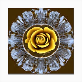 Golden Rose 5 Canvas Print