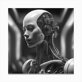 Futuristic Female Robot 26 Canvas Print