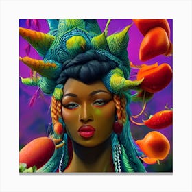 Afro-Futurism Canvas Print