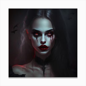 Vampire Canvas Print