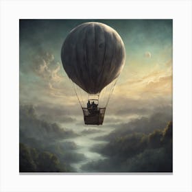 Moonballoon Art Print (2) Canvas Print
