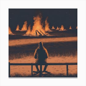 Burn away  Canvas Print