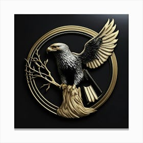 Hunger Games Logo Canvas Print