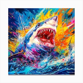 Great White Shark Canvas Print