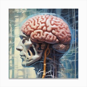 Brain Of A Man Canvas Print