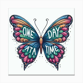 One Day At A Time 1 Canvas Print