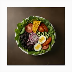 Default Create Unique Design Of Salad 1 Canvas Print