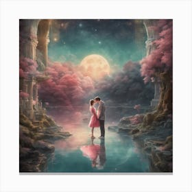 Moonlight Kiss Canvas Print