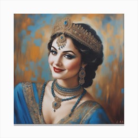 Beautiful Indian Woman Canvas Print