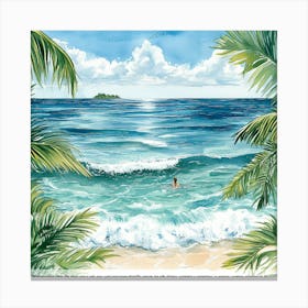 Tropical Daydream Canvas Print