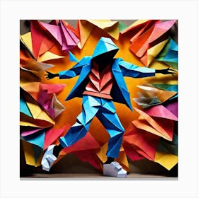 Origami Dancer 103 Canvas Print