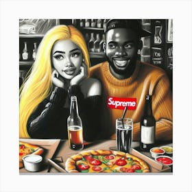 Supreme Couple 20 Canvas Print