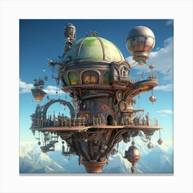 Fanciful House Canvas Print