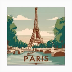 Paris Eiffel Tower Canvas Print