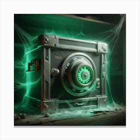 Camera In A Dark Room Canvas Print