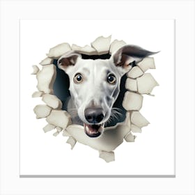 Greyhound Dog Canvas Print