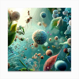 World Organisms Canvas Print