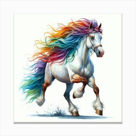 Rainbow Horse 14 Stampe su tela