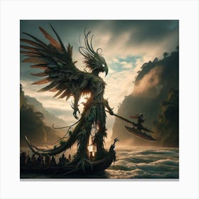 Kangga the River Guard Canvas Print