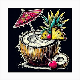 Tropical cocktail 21 Canvas Print