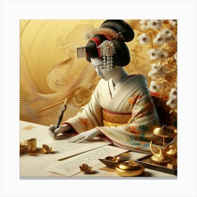 Geishaart66 Canvas Print