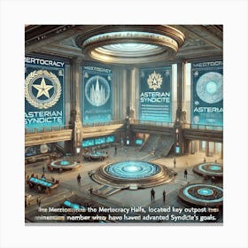 A Meritocracy Halls Asterian Syndicate 1024 Canvas Print