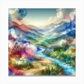 Fairytale Landscape 1 Canvas Print