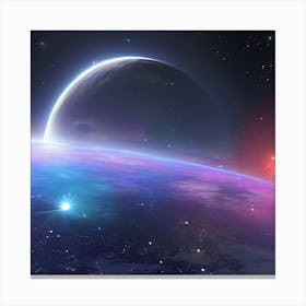 Space - Wallpaper Canvas Print