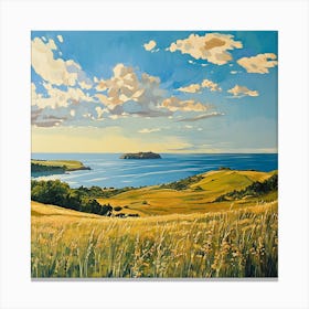 Nuvolafelice Daylight Seaside Landascape Island At The Horizon C58778cb E01f 4713 885f F921b4161b08 Canvas Print