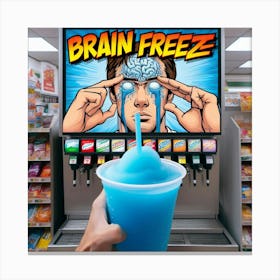 Brain Freeze Canvas Print