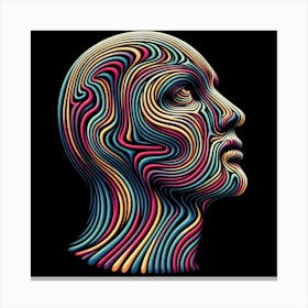 Head Of A Man Canvas Print